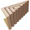 Ekena Millwork 9"W x 18"D x 9"H Wide Landon Rough Cedar Woodgrain TimberThane Corbel, Primed Tan CORUR09X18X09LANRCPR - alternate 3